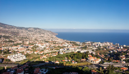 Fototapeta premium Funchal Bucht Madeira Panorama