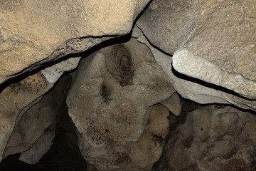 Galleries of Cave of Bats, also called the Mouth of Dobrogea( Gura Dobrogei village) , Dobrogea...
