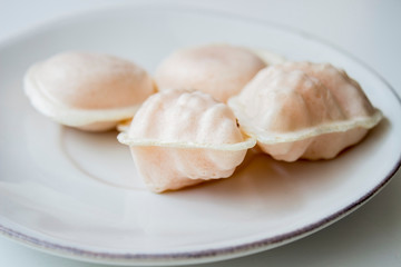 Tradition portuguese sweets: Ovos Moles de Aveiro, Portugal