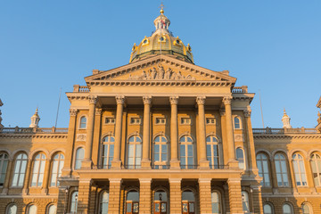 Fototapeta na wymiar Iowa State Capitol Building