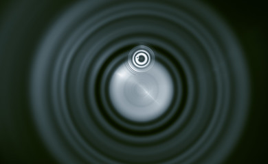 fractal camera lens on dark background