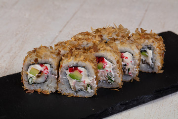 Japanese roll with eel