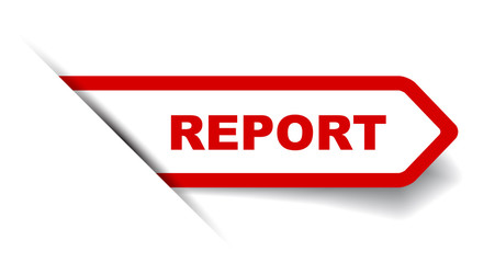 red vector banner report