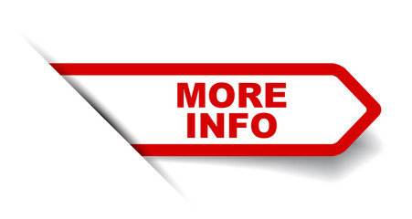red vector banner more info