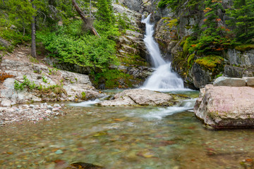 Aster Falls, Glacier National Park, Montana