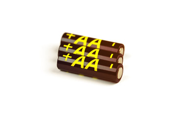 Black +AA batteries
