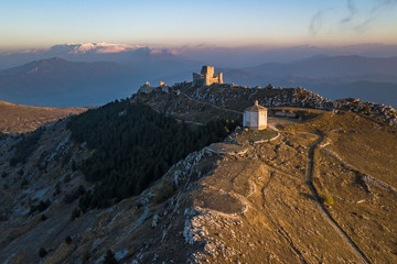 Tramonto a Rocca Calascio - Gran Sasso e Campo Imperatore