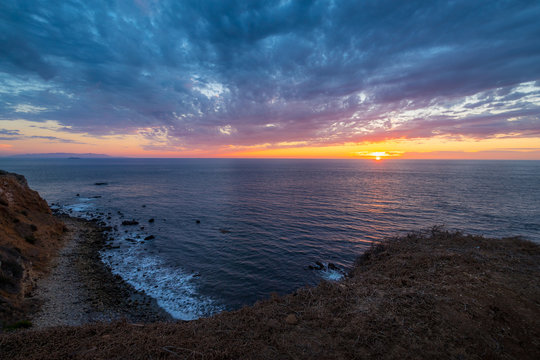 Beautiful Point Vicente Lighthouse at Sunset