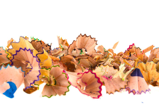 Colored Pencil Shavings