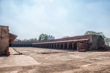 Fototapeta na wymiar Red Fort of Agra. UNESCO World Heritage site.