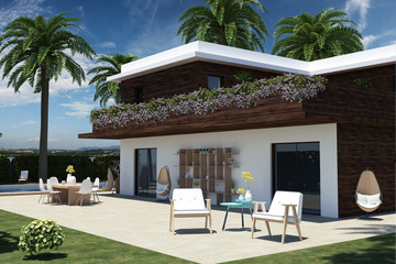 Villa con piscina e ampio giardino