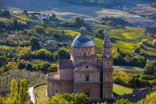 Church in Montepulcioano, Tuscany