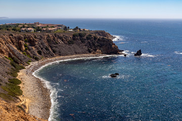 Pelican Cove is located just south of the Point Vincente Lighthouse in Rancho Palos Verdes, California