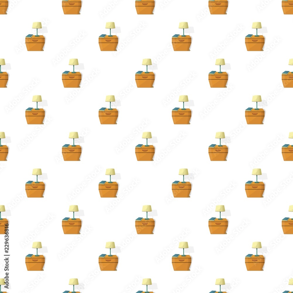 Poster night stand lamp pattern seamless repeat background for any web design