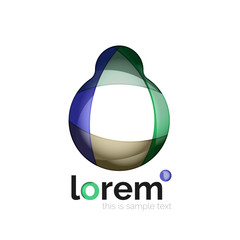 Logo, abstract geometric icon