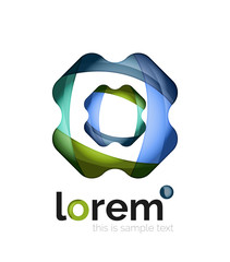 Logo, abstract geometric icon