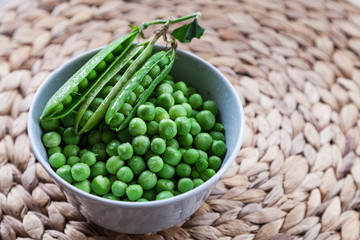 Fresh Pea Seeds, Healthy Food, Vegetarian, Raw food,