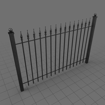 Iron fence 1