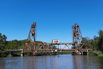 Fototapeta na wymiar West Pearl River US 90 Bridge Louisiana