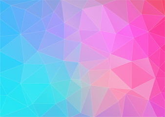Obraz premium Horizontal multicolor triangle background