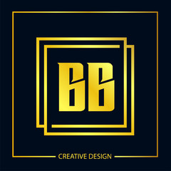 Initial Letter BB Logo Template Design