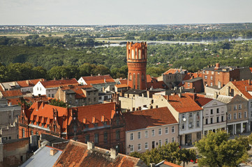 Fototapeta na wymiar Panoramic view of Chelmno. Poland