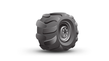 Off road big tyre © Piotr