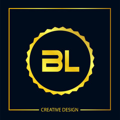 Initial Letter BL Logo Template Design