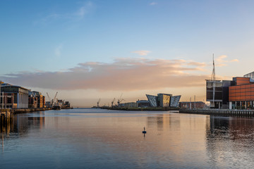 Titanic Belfast in the morning