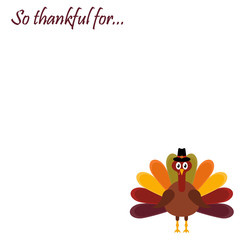 Thanksgiving day greeting card