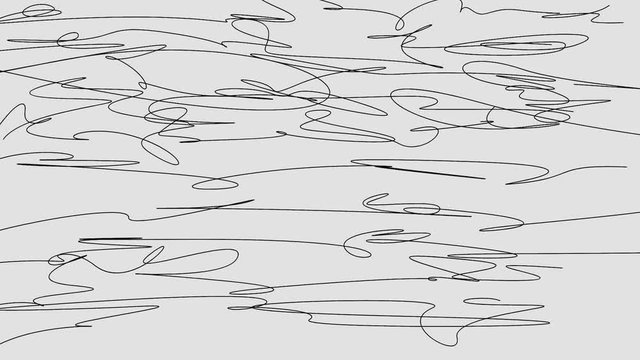 scribbles scrawl clip. funky background - abstract shapes looping visualization. seamless  doodle pattern animation loop.
