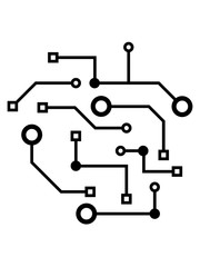 Naklejka premium logo cool schaltkreis draht daten microchip kreislauf energie strom elektrisch muster elektriker technik elektrotechniker schaltfläche schaltplan design forschung