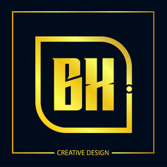 Initial Letter BX Logo Template Design