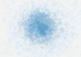 Messy watercolor blue spot
