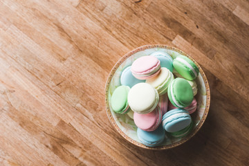 macarons on the table