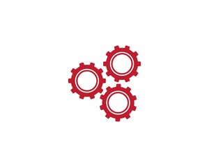 Gear Logo Template vector icon illustration design