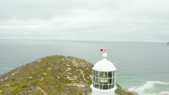 Sydney palm beach lighthouse drone footage