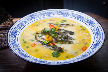 Yellow bone fish with fresh pepper
