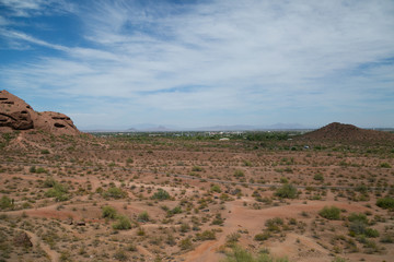 Dry desert in Arizona