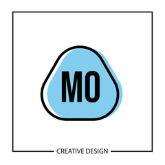 Initial Letter MO Logo Template Design