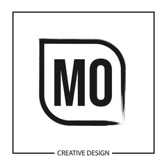 Initial Letter MO Logo Template Design