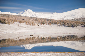 Fototapeta na wymiar Altai Mountain Lakes