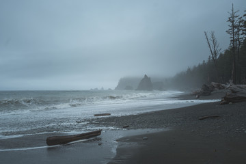 sea in the Bad weather