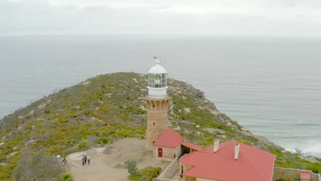 Sydney palm beach lighthouse drone footage