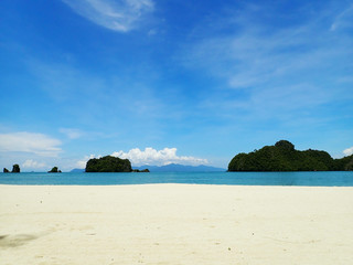 Beautiful beach in Langkawi Island