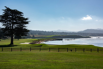Hole 18 Peable Beach