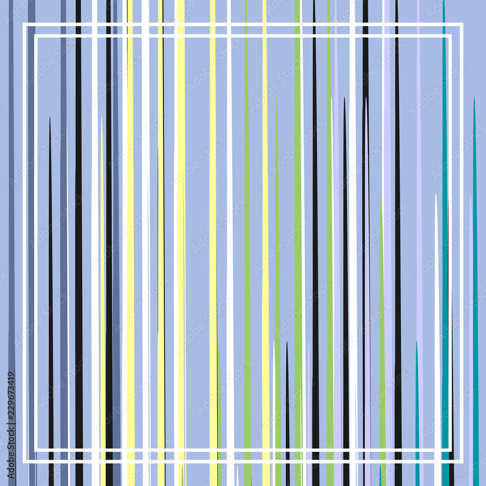 Poster Geometric abstract pattern vector square background. Good for hijab and scarf or bandana.