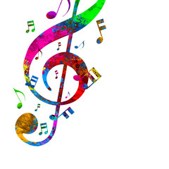 Colorful Musical Notes - 229673418