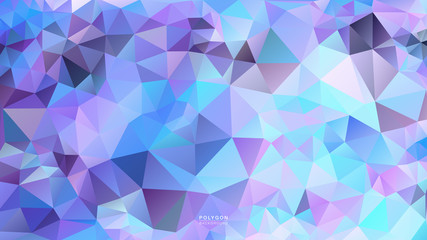 Polygon Purple Cystal Light