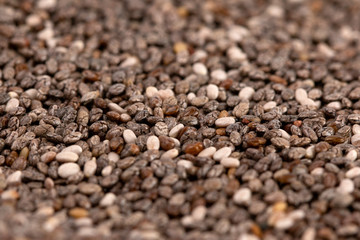 Background of Organic Raw Chia Seeds